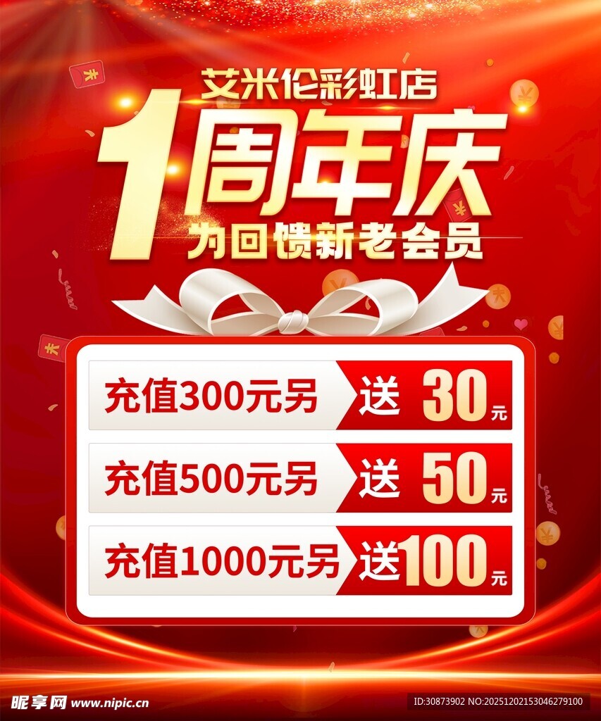 周年庆充值优惠活动