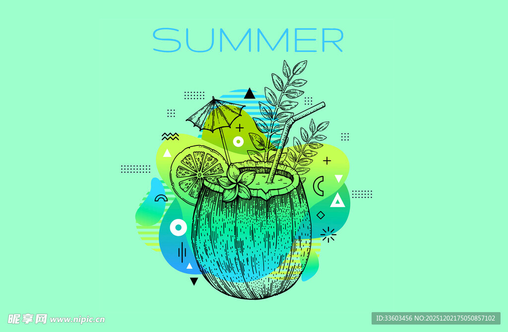 夏日梦幻仙人掌盆栽