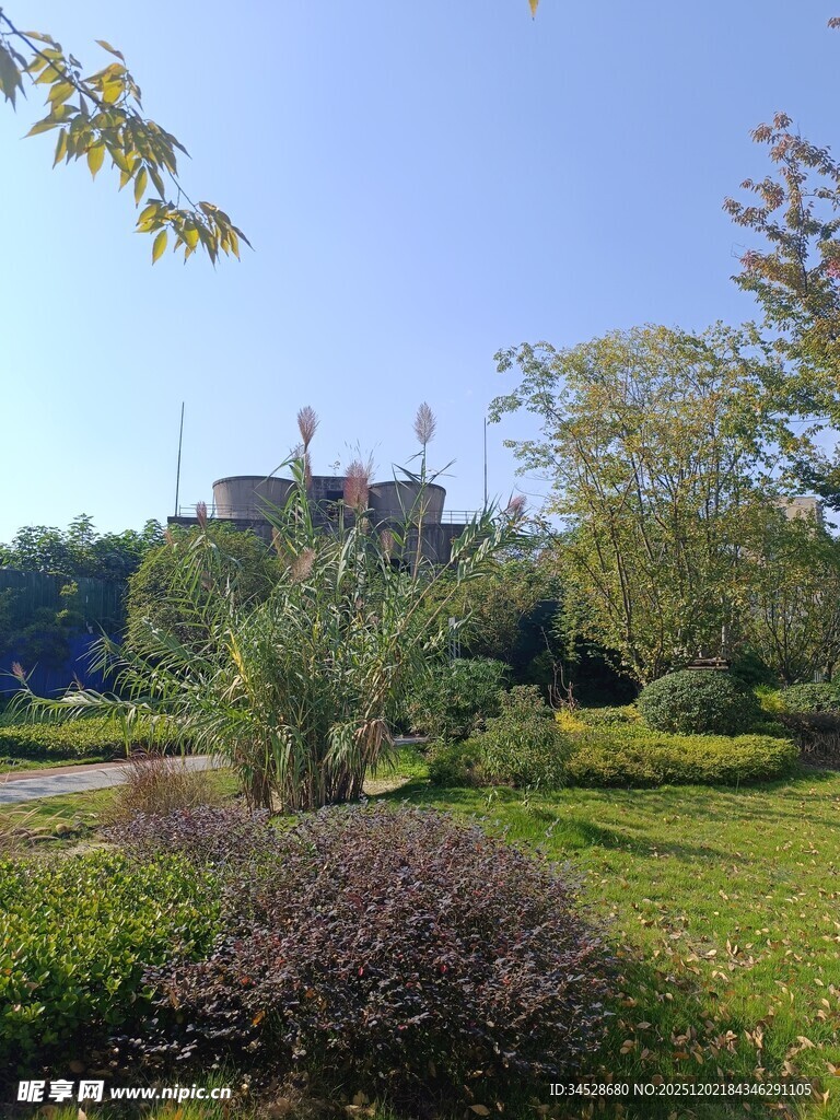 美丽户外园林景观景色