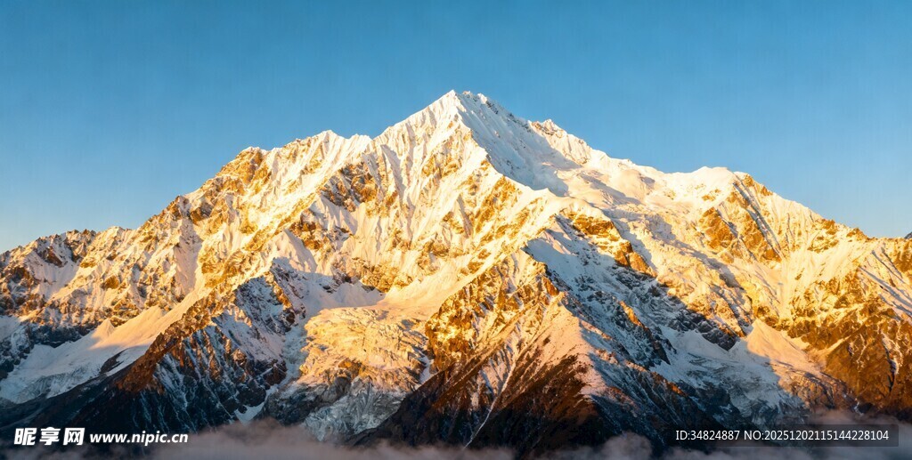 壮丽雪山美景