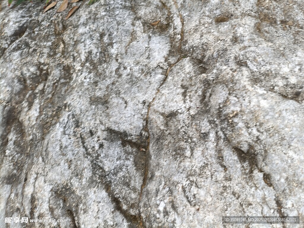 粗糙岩石纹理特写