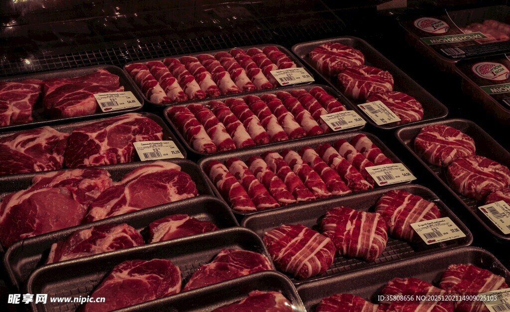 超市肉类食材