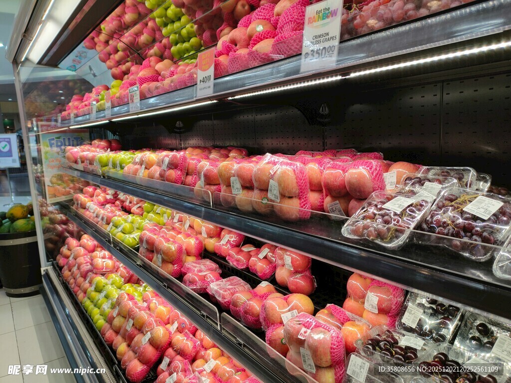 超市水果货架