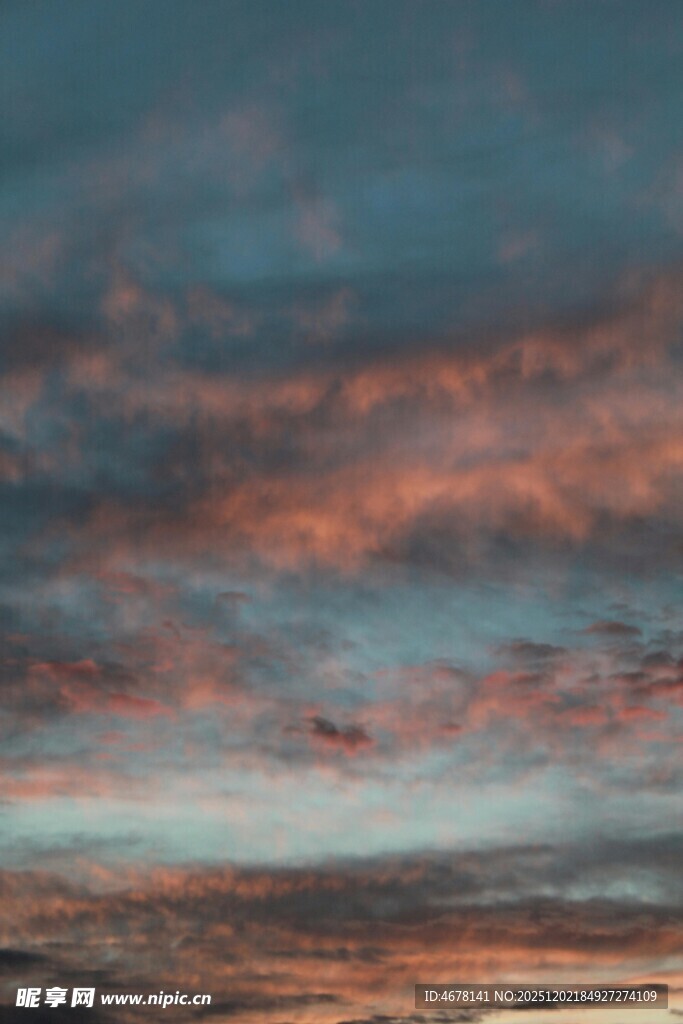 绚丽晚霞天空美景