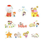 儿童欢乐活动插画集