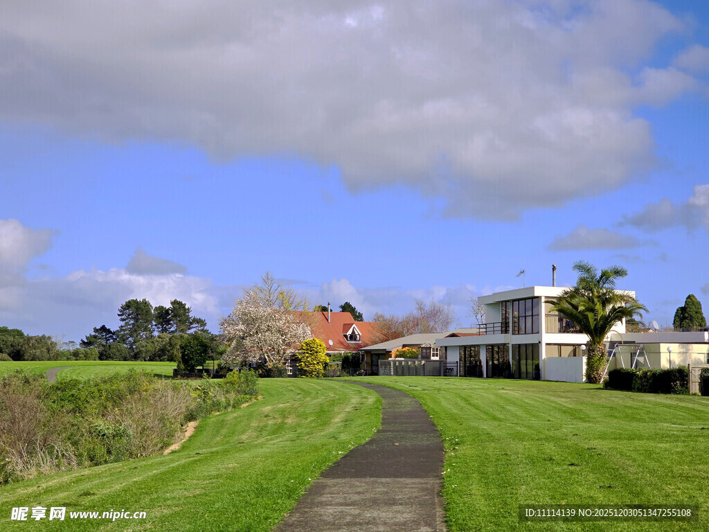 奥克兰海边小镇风景