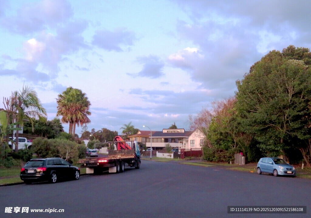 奥克兰小镇风景