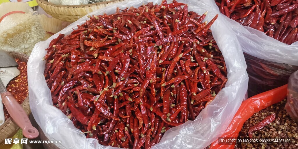 袋装红辣椒