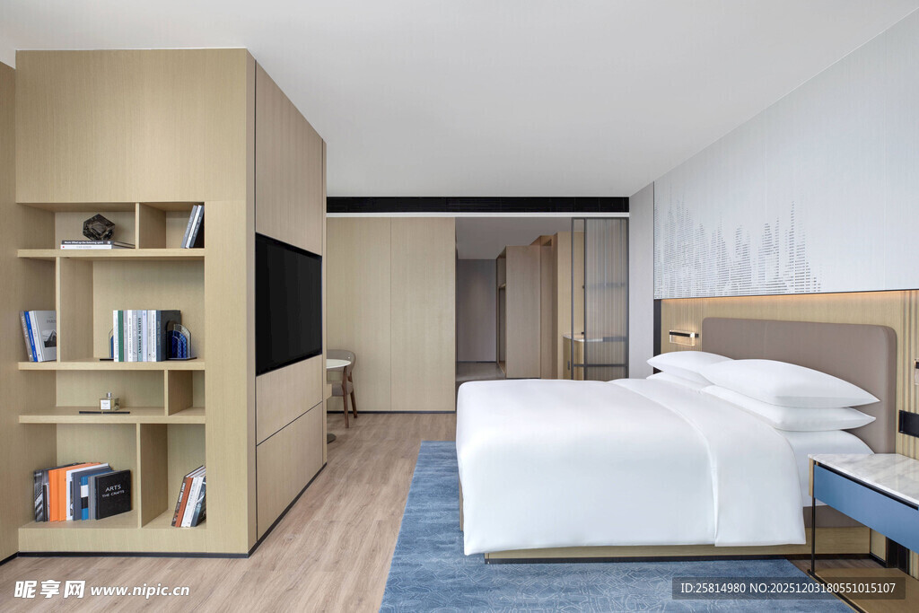 现代简约风格温馨卧室空间