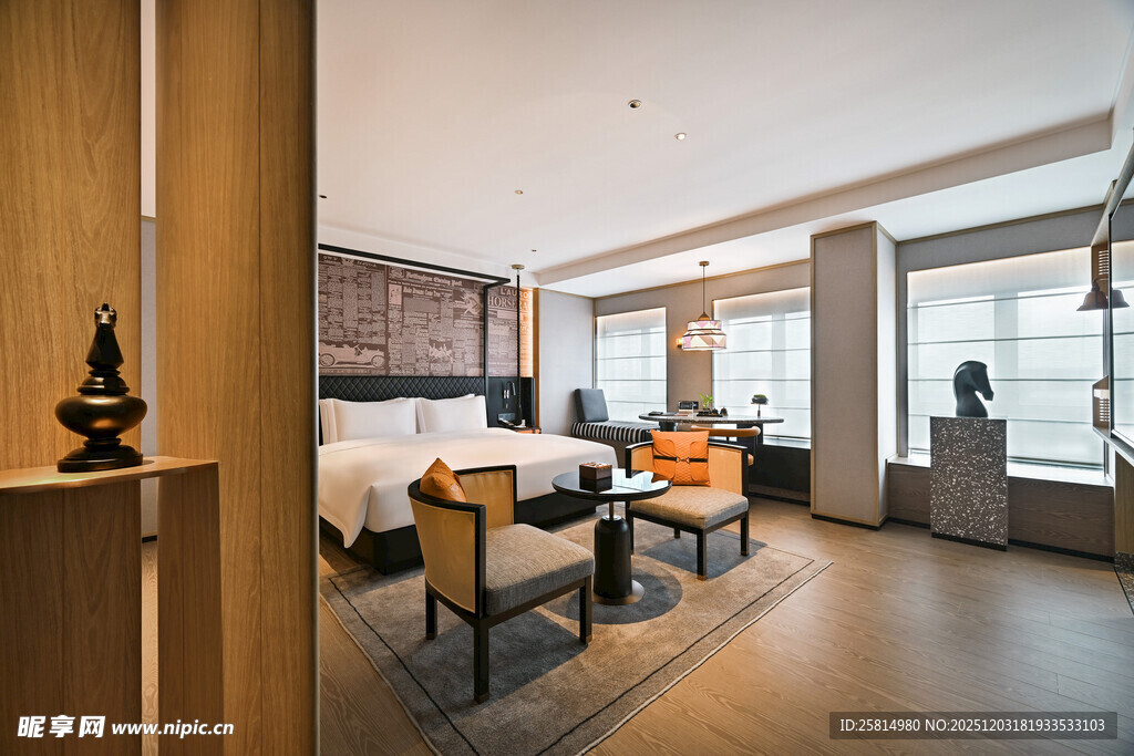 现代简约风格豪华卧室