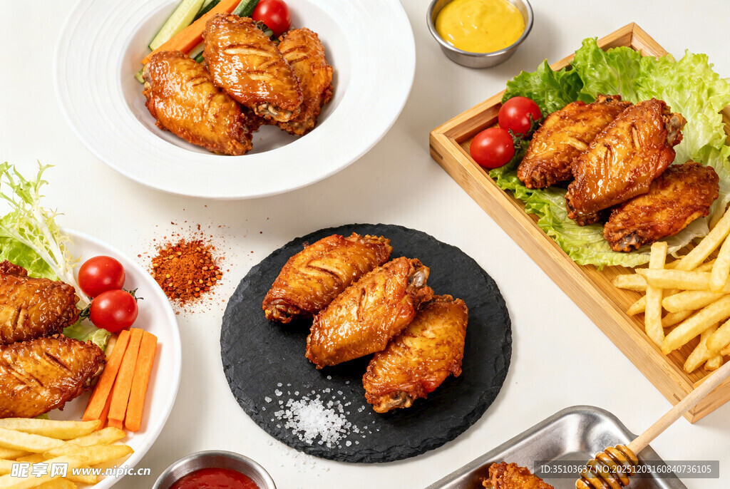 美味多样的西式小吃拼盘