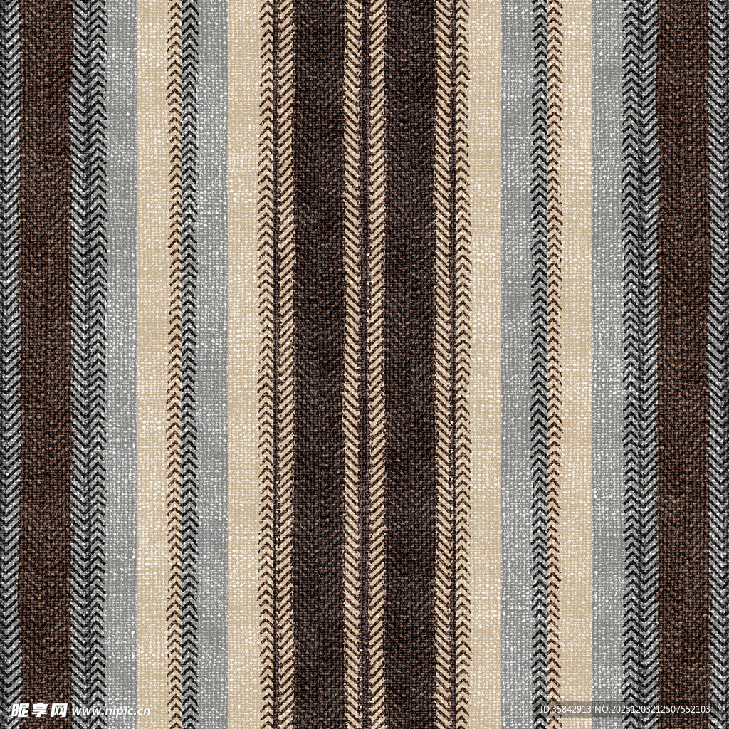条纹图案布料纹理展示