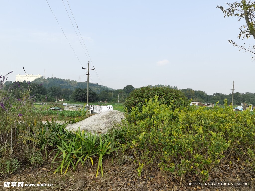 乡村野外自然风光景色