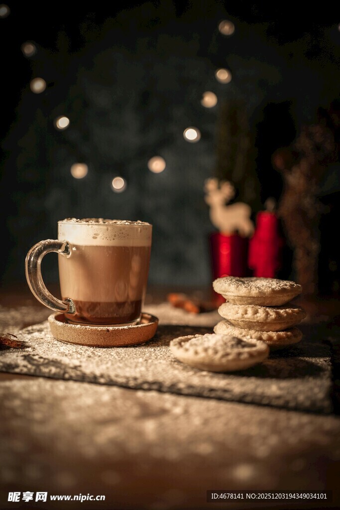 温馨咖啡与甜点的惬意时光