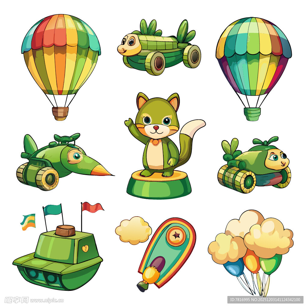 可爱卡通玩具大集合