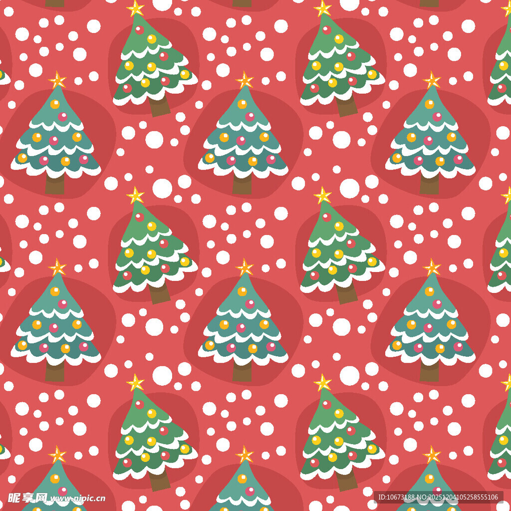 圣诞主题圣诞树图案背景