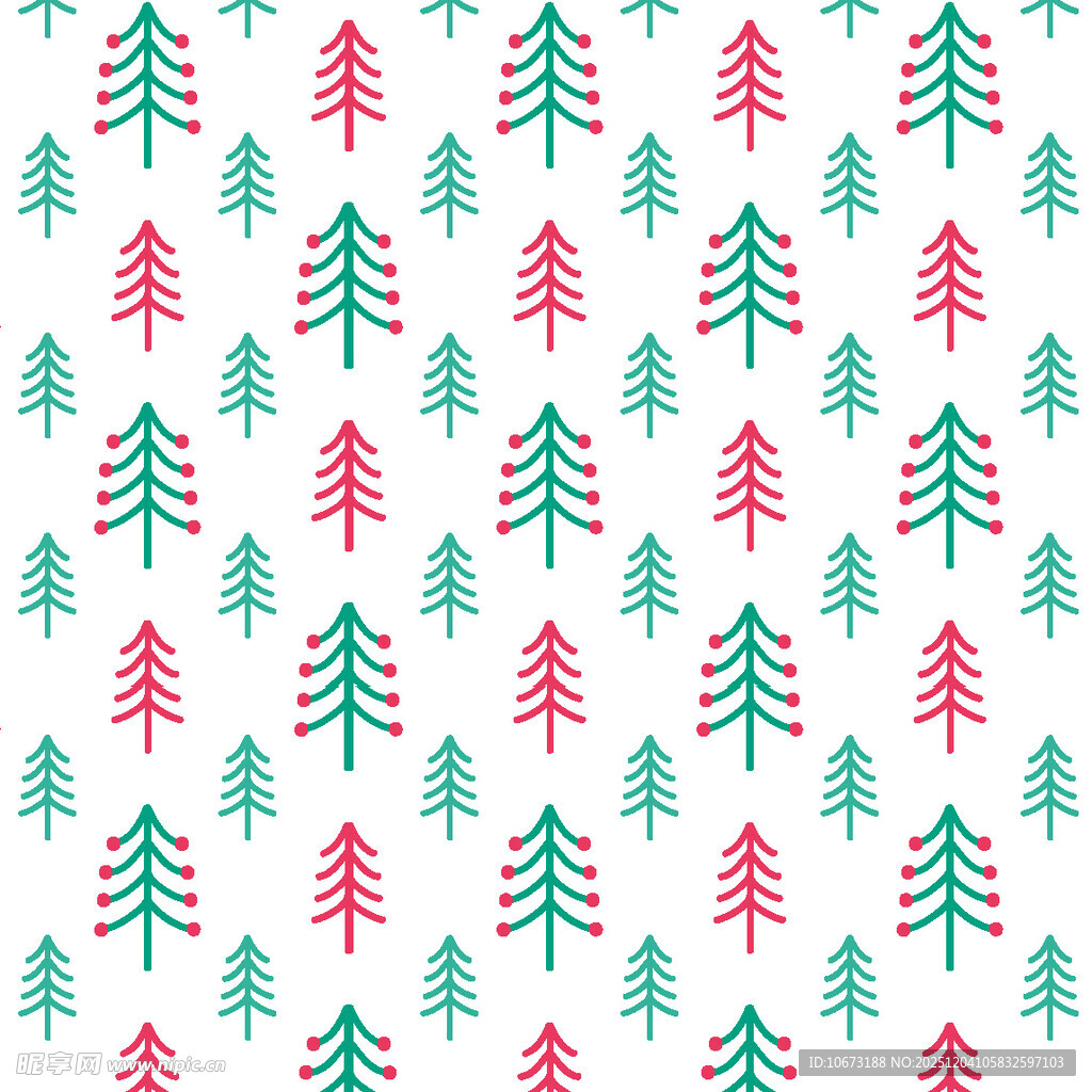 圣诞松树图案背景纹理
