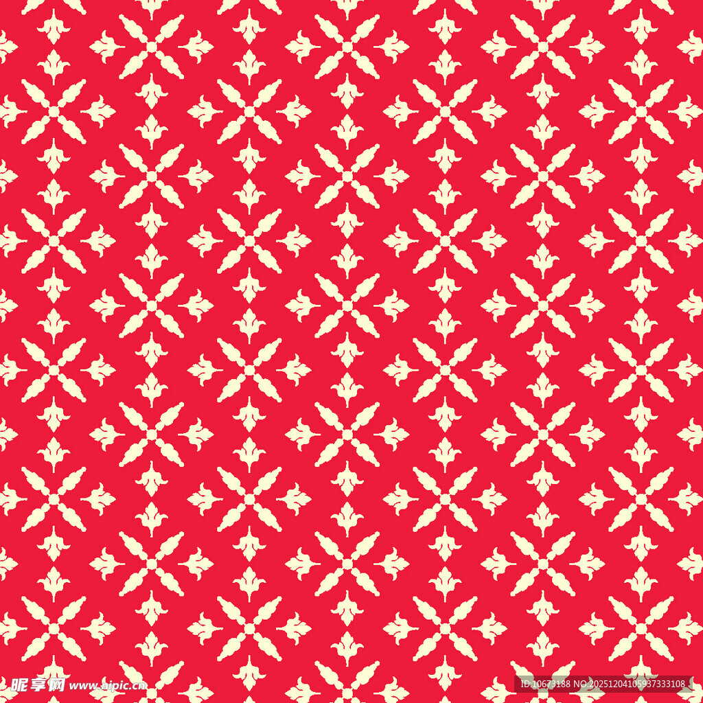 红色几何图案无缝背景