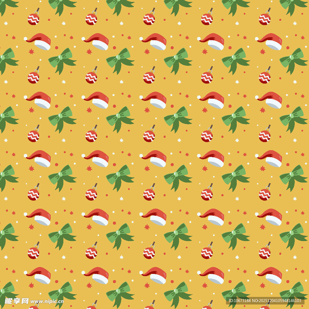 圣诞主题多彩图案背景