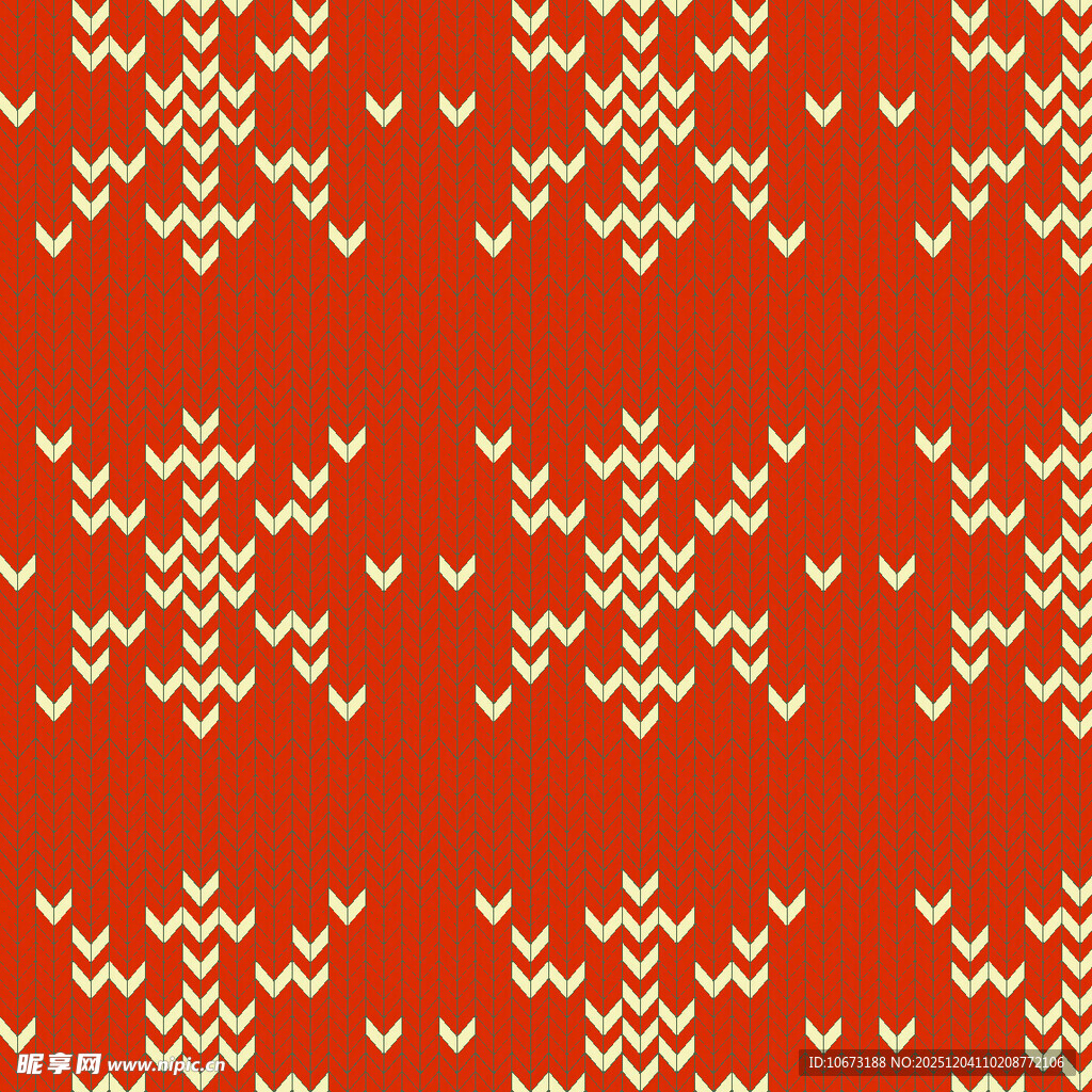 红色底白色心形图案纹理