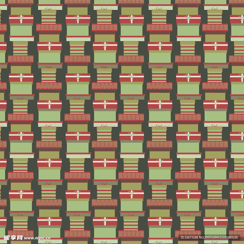 复古几何图案无缝背景