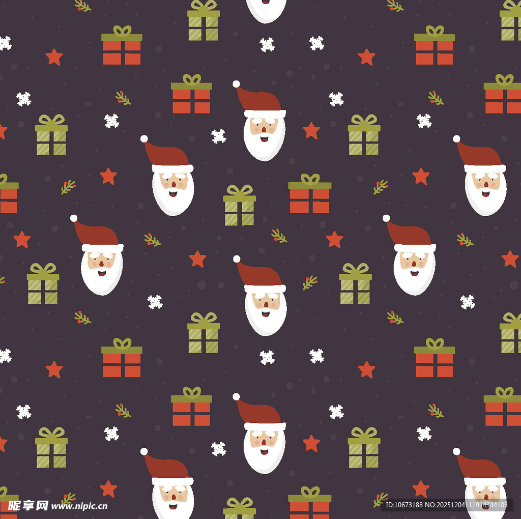 圣诞主题图案背景