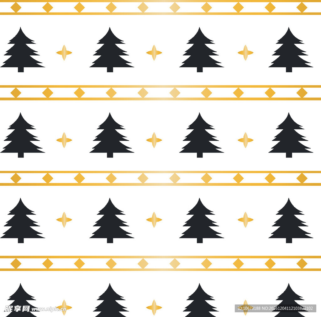 圣诞主题几何图案背景