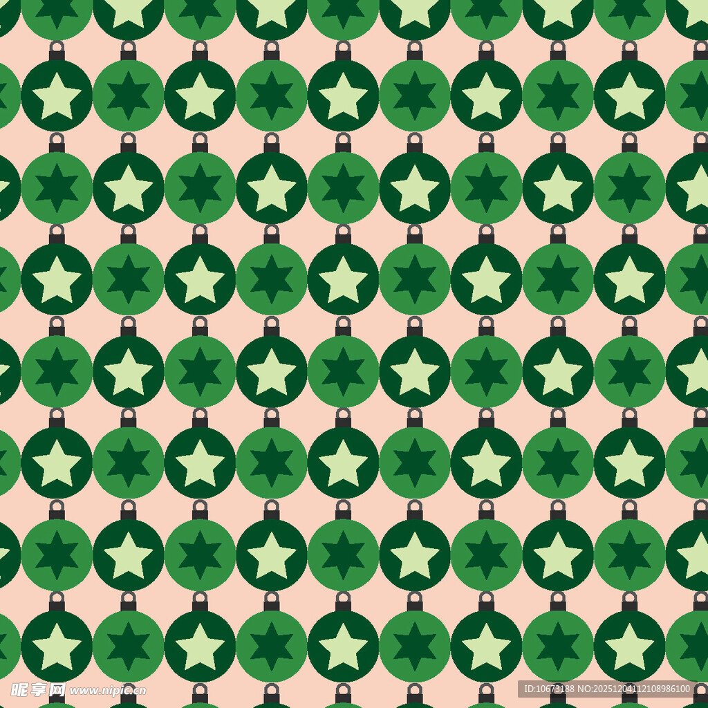 绿色几何图案无缝背景