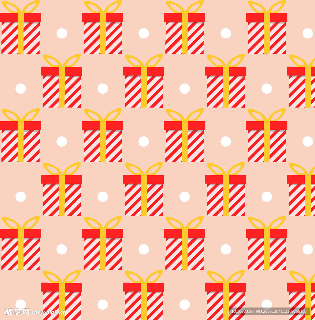 节日礼物图案背景