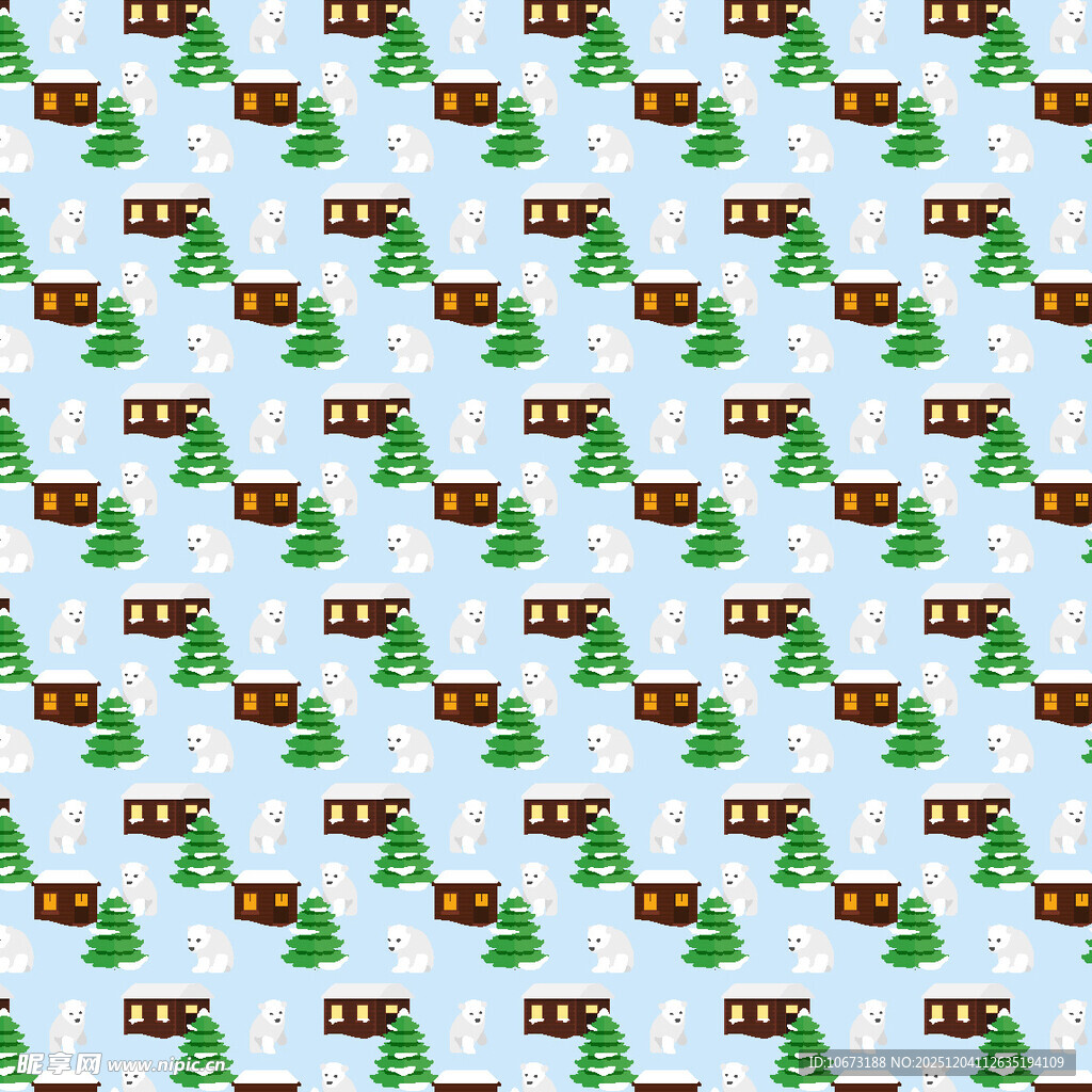 圣诞主题图案背景设计