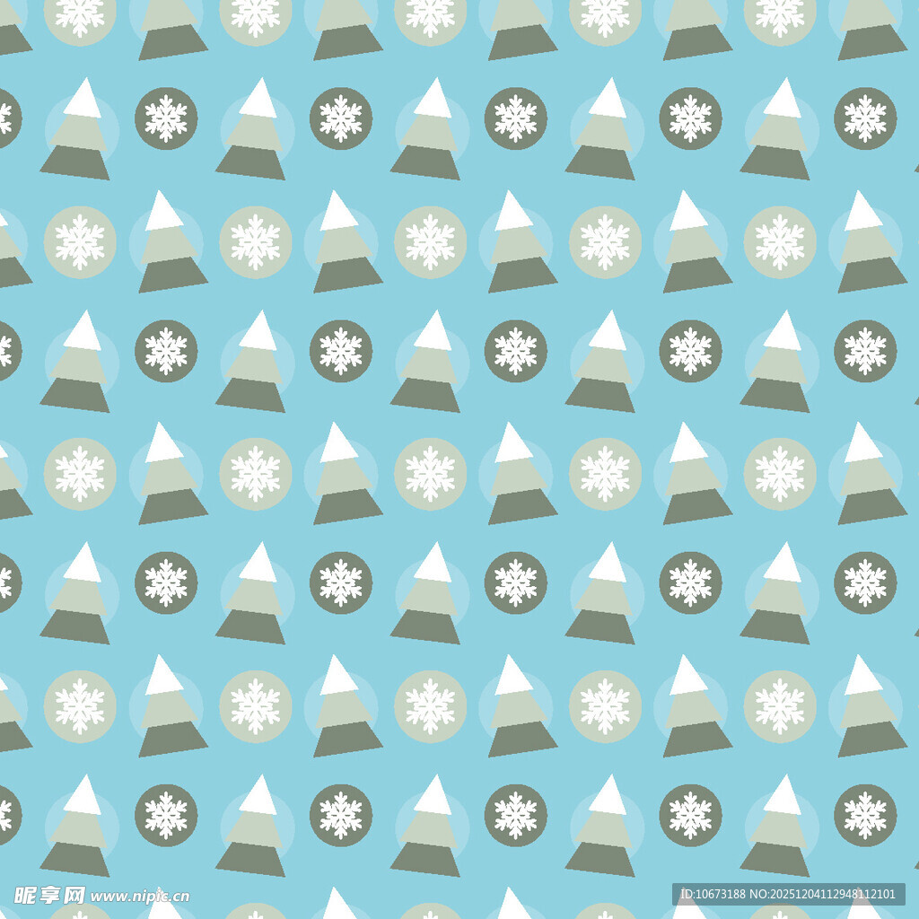 冬日森林图案背景