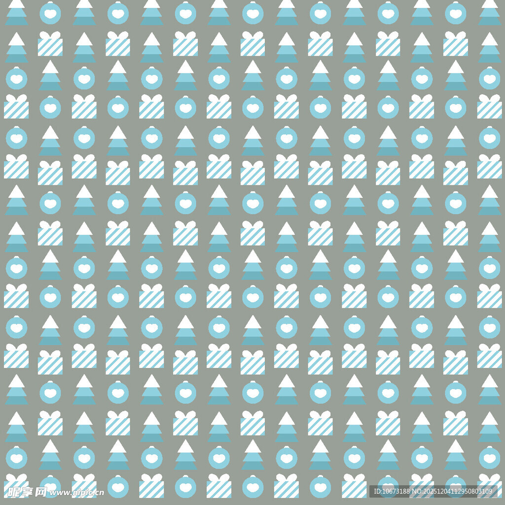 蓝白几何图案无缝背景