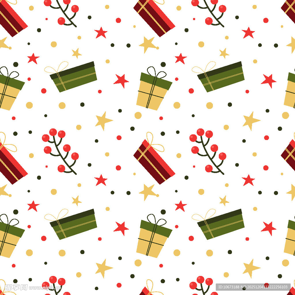 圣诞主题节日装饰图案