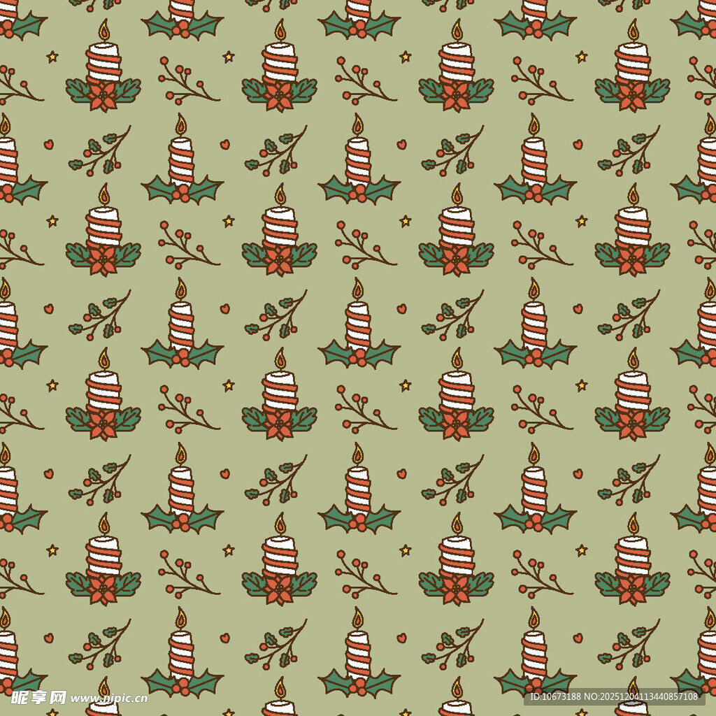 圣诞主题图案背景