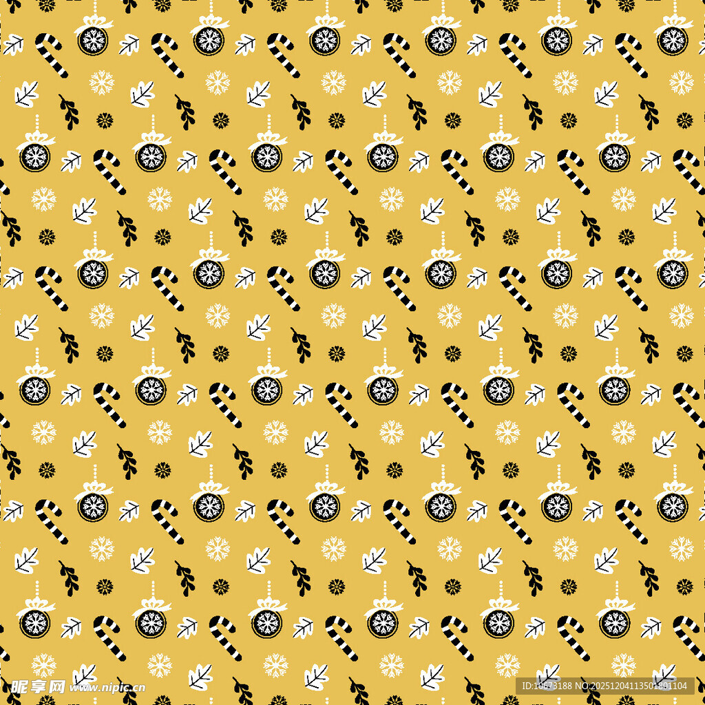 黄色花卉图案背景纹理