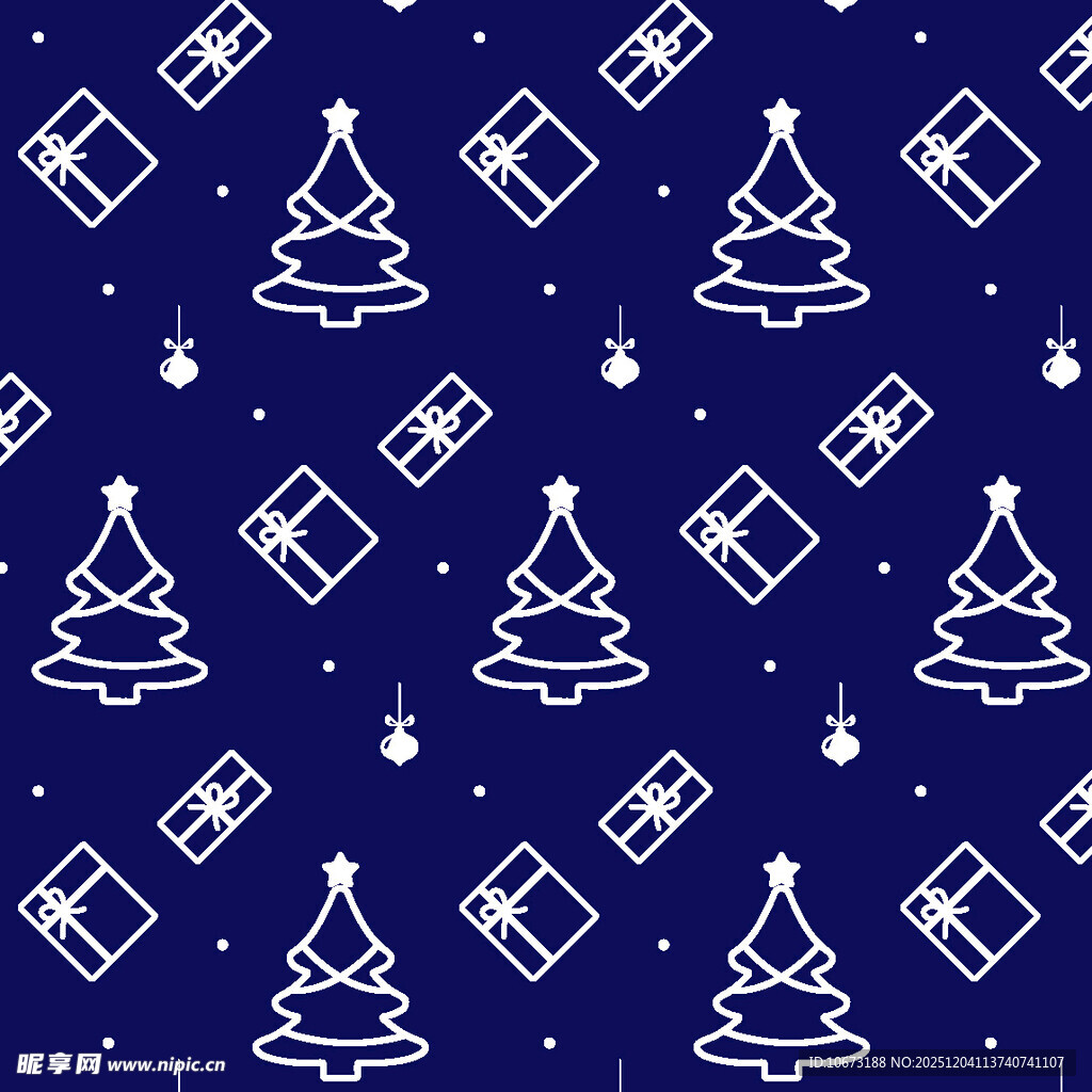 圣诞主题图案背景设计