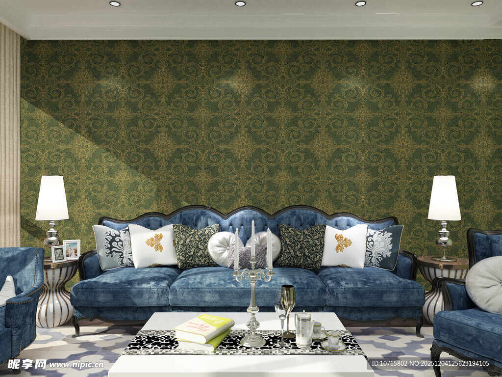 优雅客厅沙发组合场景