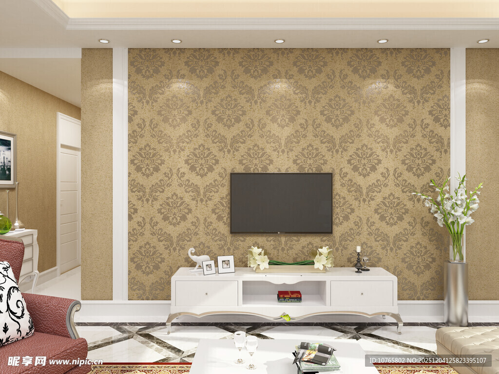 现代简约风客厅装饰展示