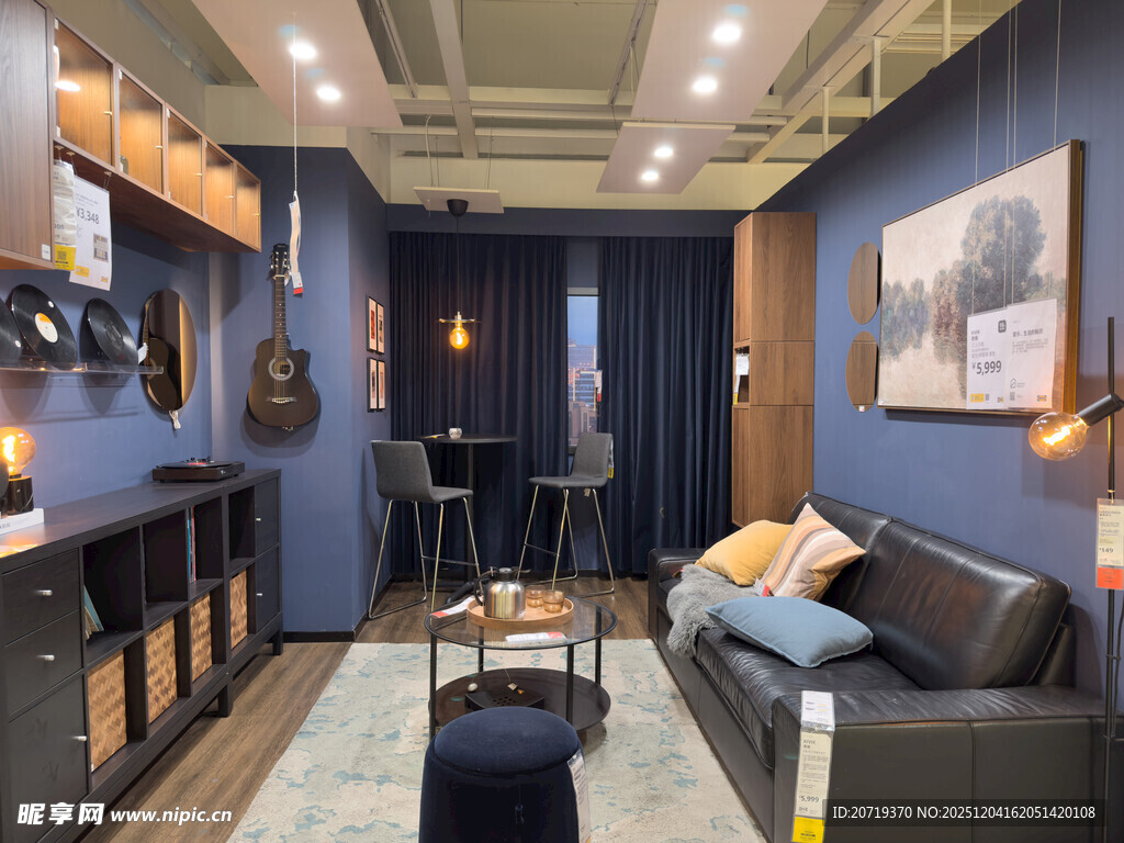 现代简约风客厅室内场景