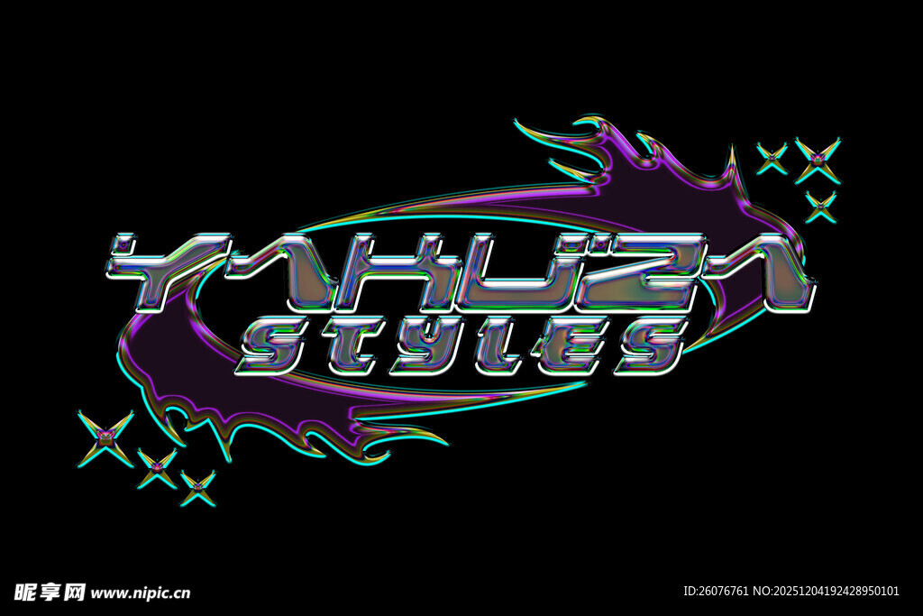 3D立体字体样式图片