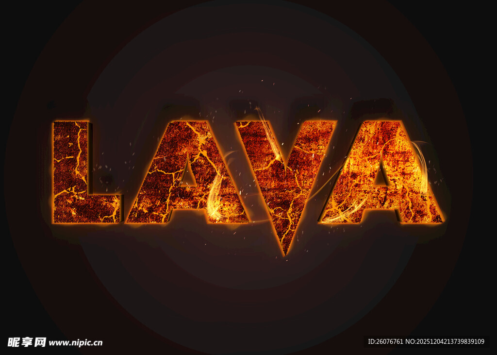 金属火焰字体特效 图片