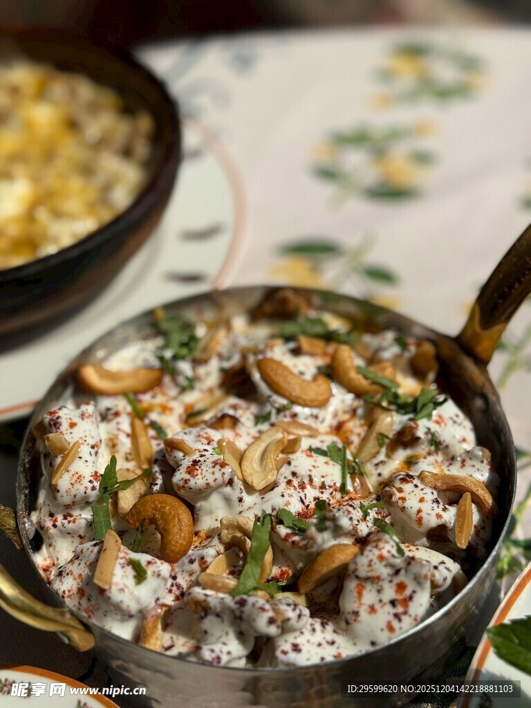 美味蘑菇菜肴特写