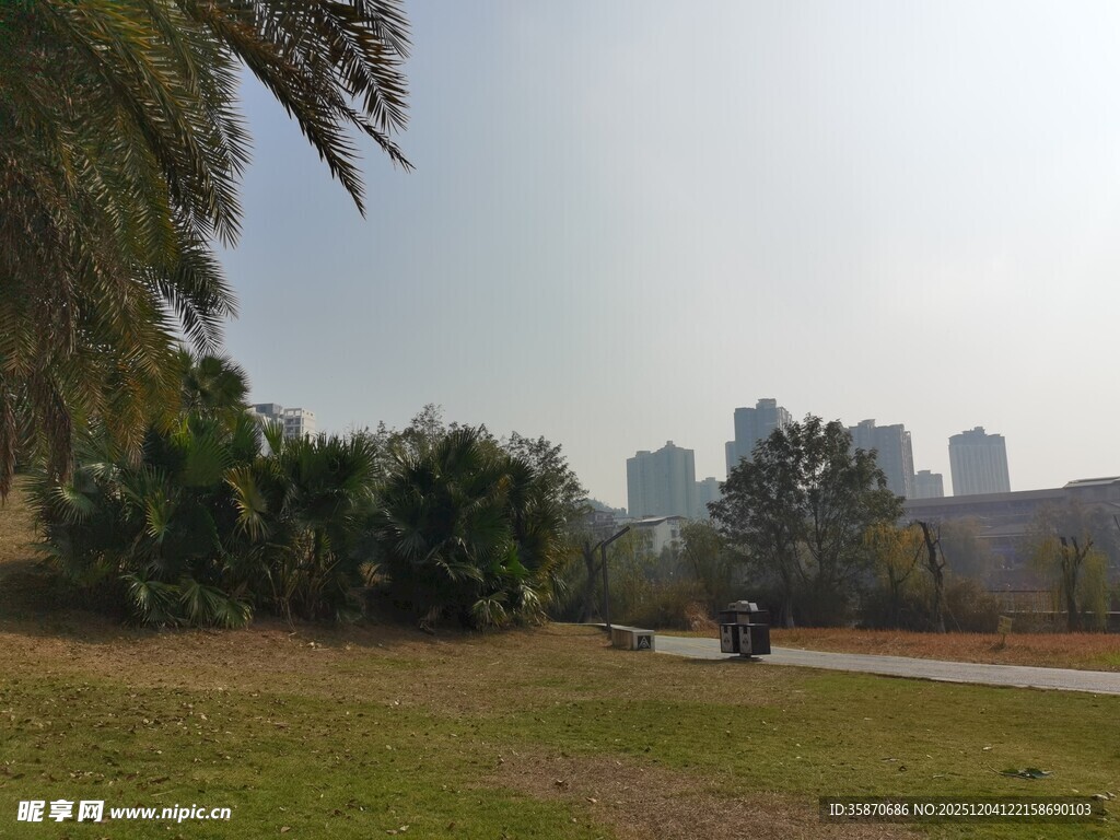 公园户外风景宜人