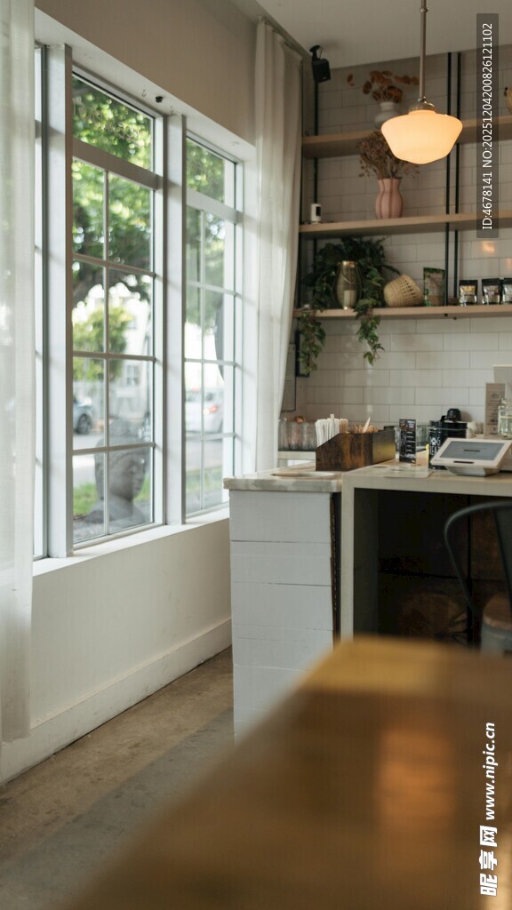 简约温馨的室内厨房空间