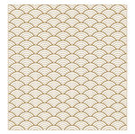 金色鱼鳞纹图案背景