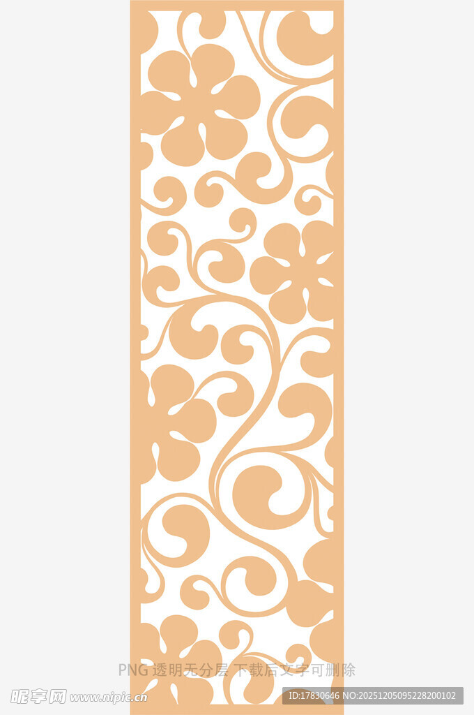 中式雕花图案装饰纹理