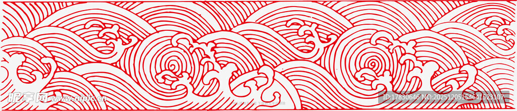 中式古典祥纹边框