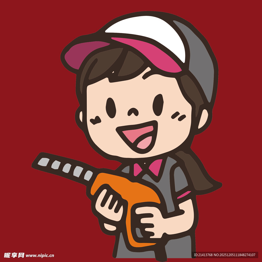 手持电钻的可爱女工人