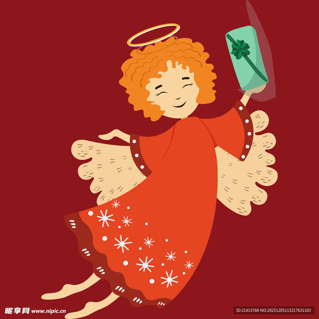 飞翔的圣诞小天使