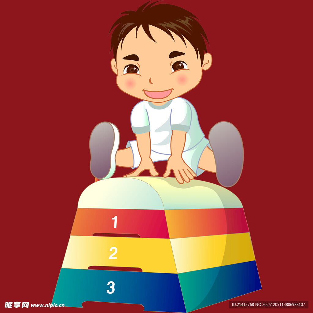 男孩荣获举重比赛第一名